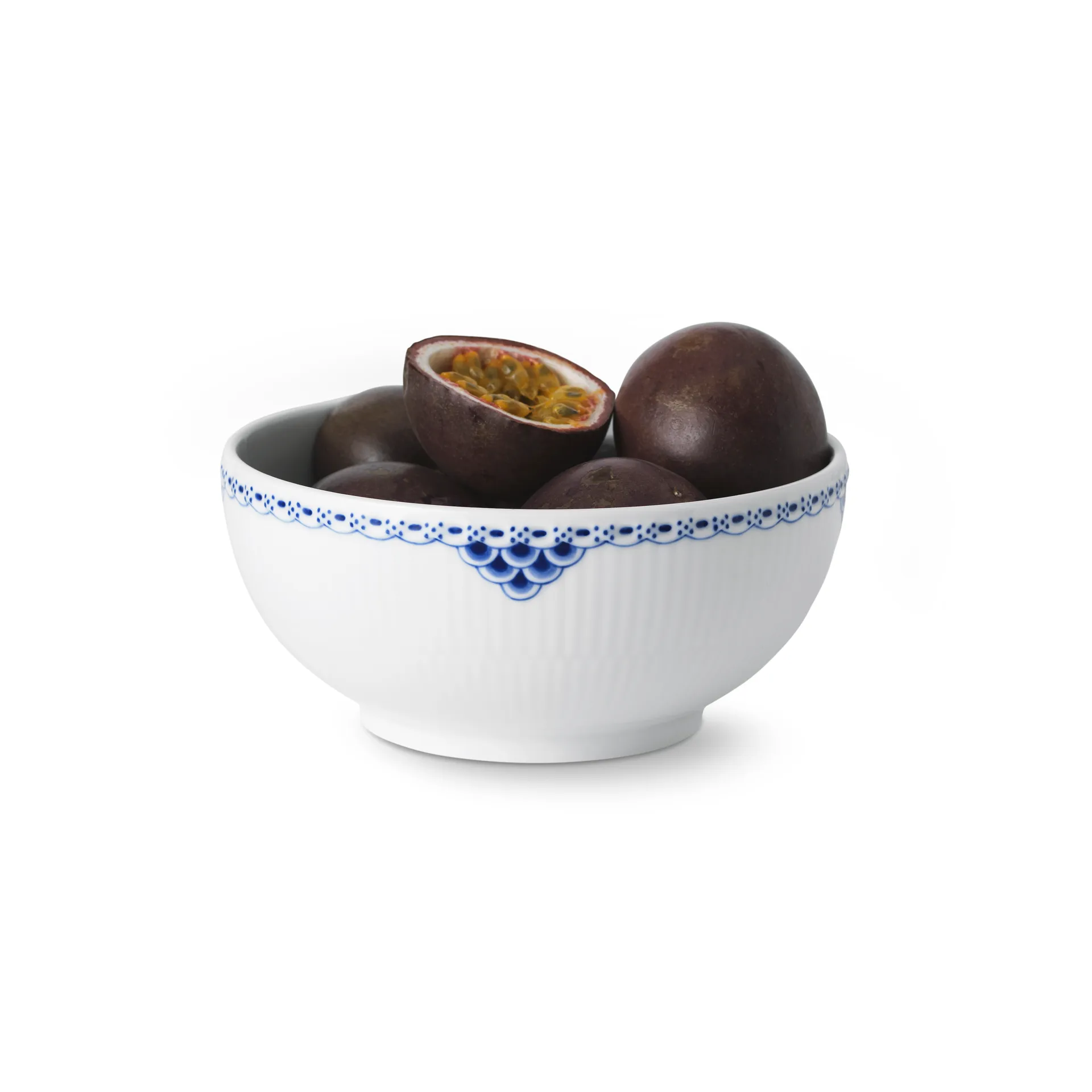 Princess Schale 15cm, Weiß-blau Royal Copenhagen