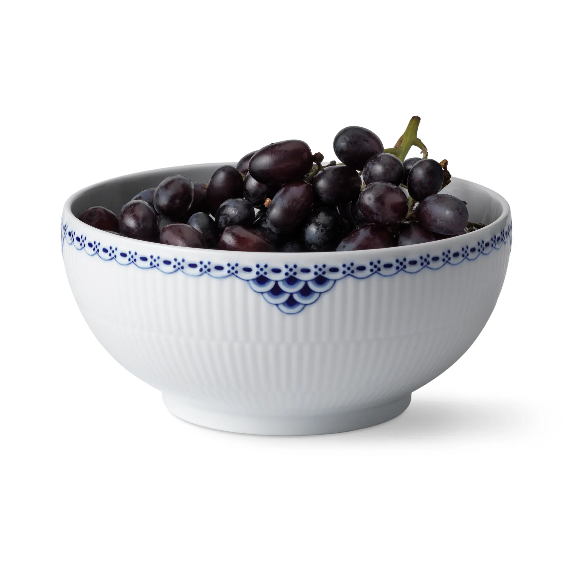 Princess Schale 18cm, Weiß-blau Royal Copenhagen