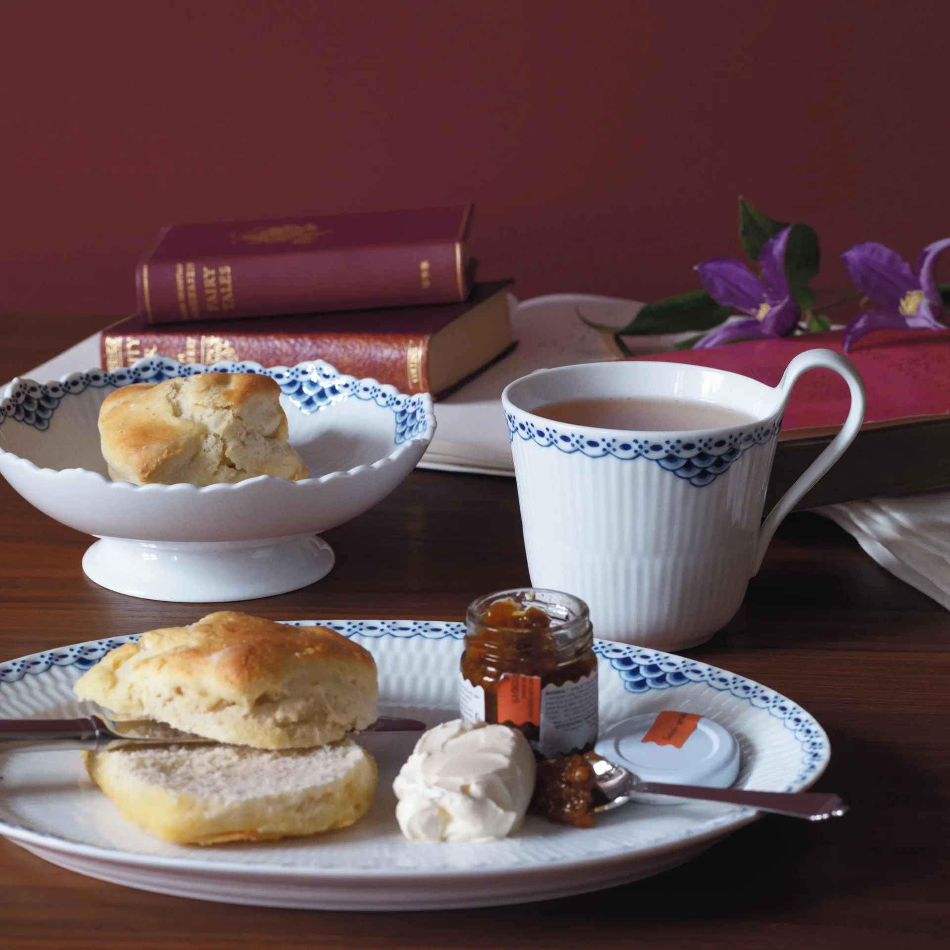 Princess Schale auf Fuß, 17cm Royal Copenhagen