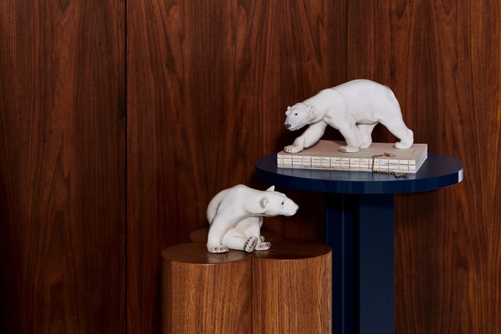 Royal Copenhagen Dekoration gehender Eisbär, 14 cm Royal Copenhagen