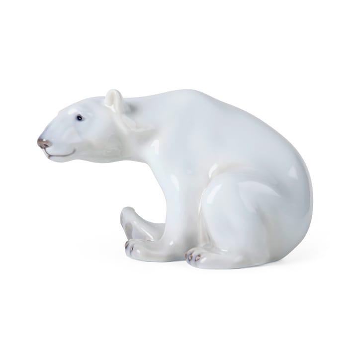 Royal Copenhagen Dekoration sitzender Eisbär, 12 cm Royal Copenhagen