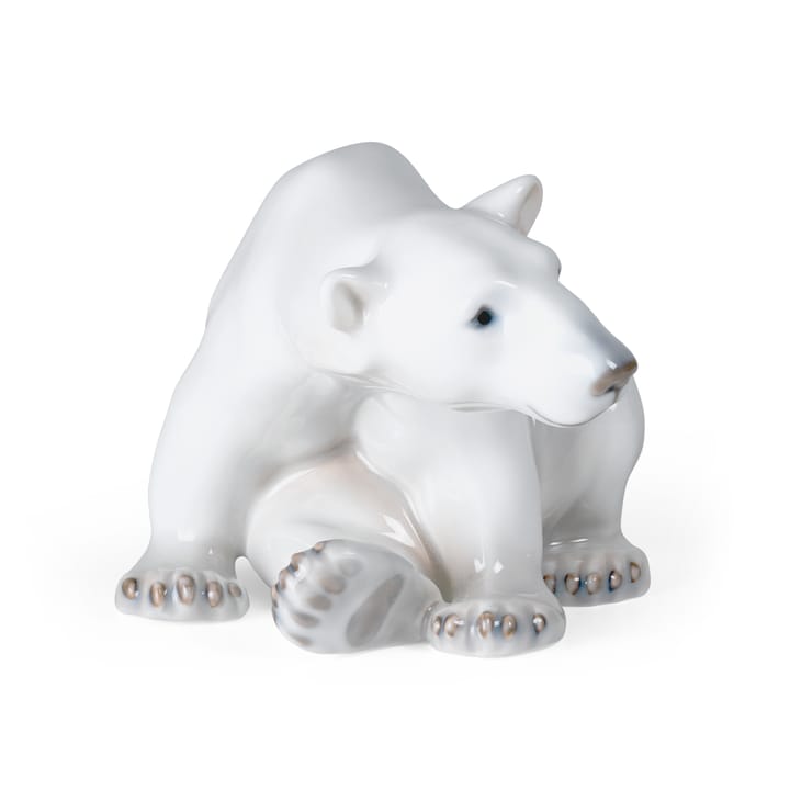 Royal Copenhagen Dekoration sitzender Eisbär, 12 cm Royal Copenhagen