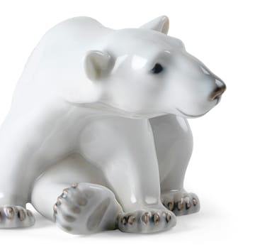 Royal Copenhagen Dekoration sitzender Eisbär - 12 cm - Royal Copenhagen