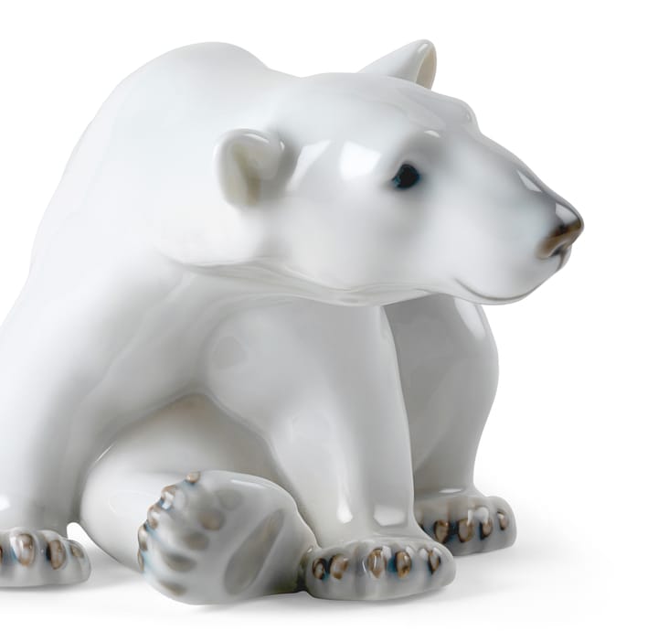 Royal Copenhagen Dekoration sitzender Eisbär, 12 cm Royal Copenhagen