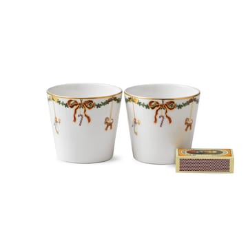 Star Fluted Christmas Becher 2er Pack - 30cl - Royal Copenhagen