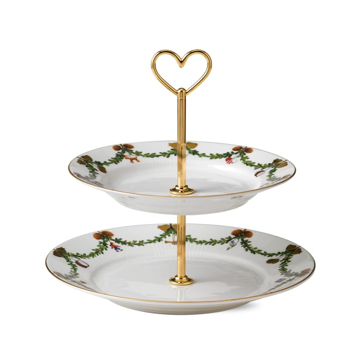Star Fluted Christmas Etagere, 23cm Royal Copenhagen