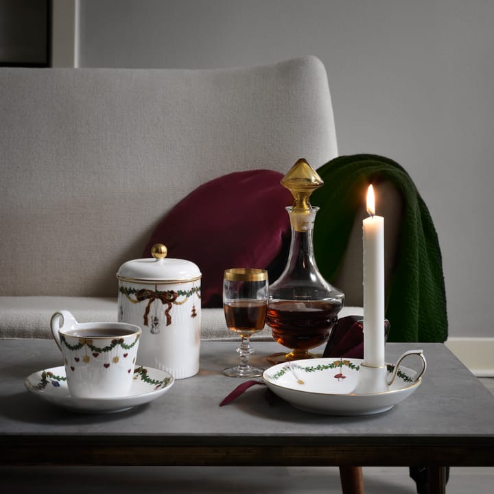 Star Fluted Christmas Jahresdose, Weiß Royal Copenhagen