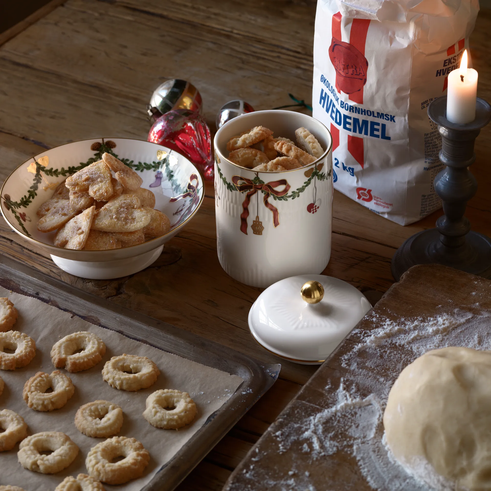 Star Fluted Christmas Jahresdose, Weiß Royal Copenhagen