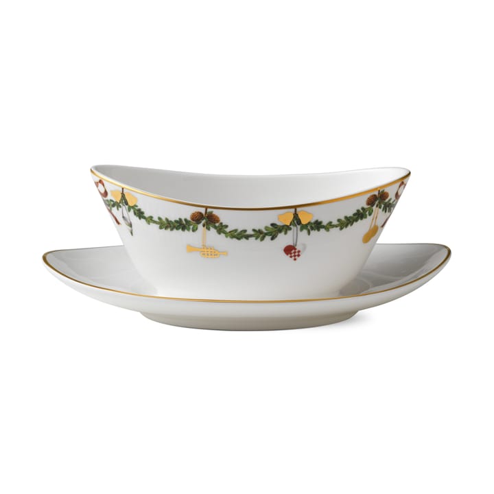 Star Fluted Christmas Saucenschale - 43cl - Royal Copenhagen