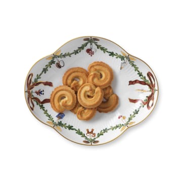 Star Fluted Christmas Servierteller rund - Ø 18cm - Royal Copenhagen