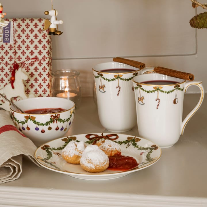 Star Fluted Christmas Tasse 2er Pack, 33cl Royal Copenhagen