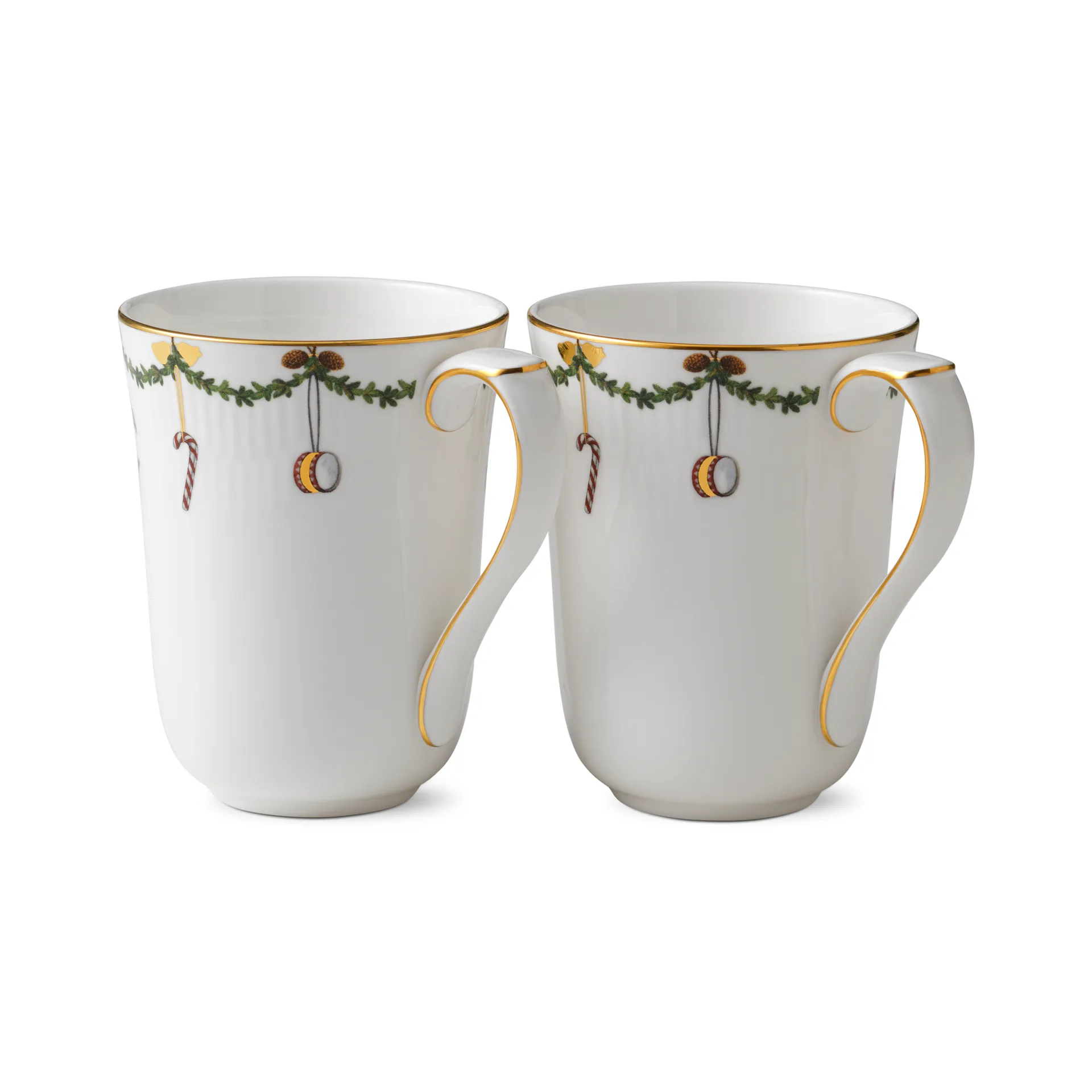 Star Fluted Christmas Tasse 2er Pack, 33cl Royal Copenhagen