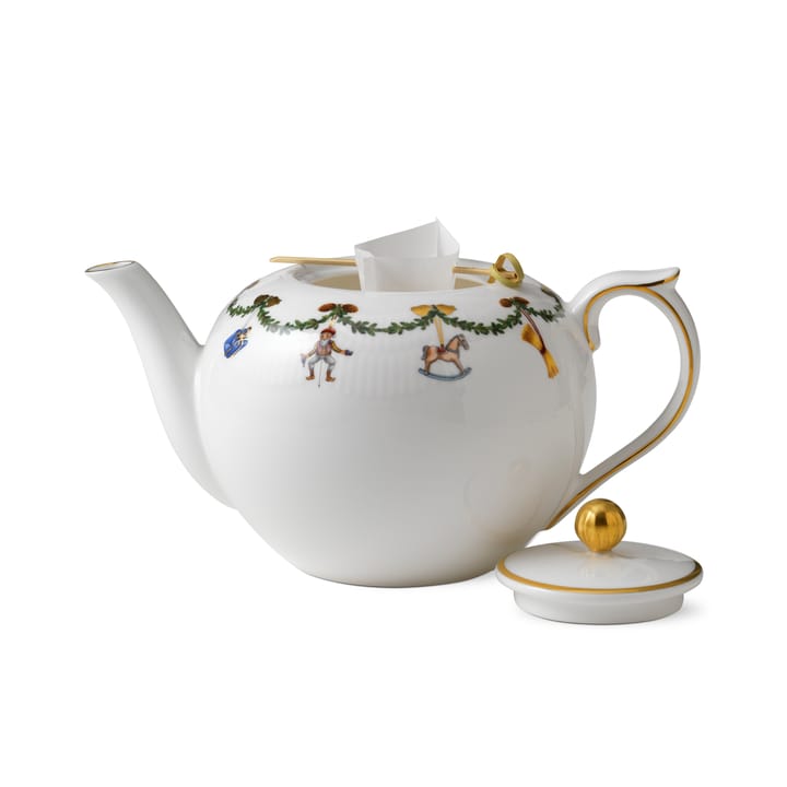 Star Fluted Christmas Teekanne, 140cl Royal Copenhagen