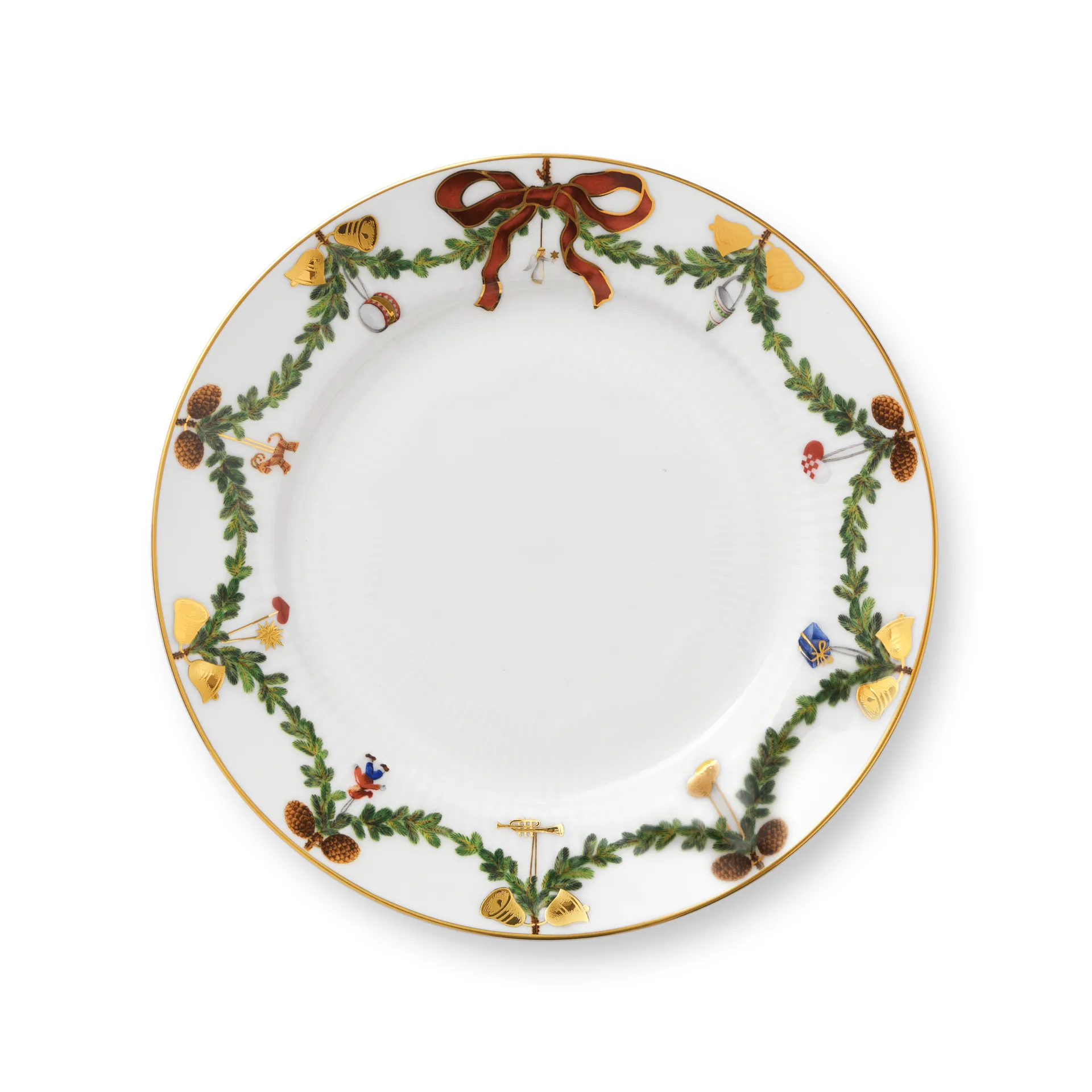 Star Fluted Christmas Teller, Ø 19cm Royal Copenhagen