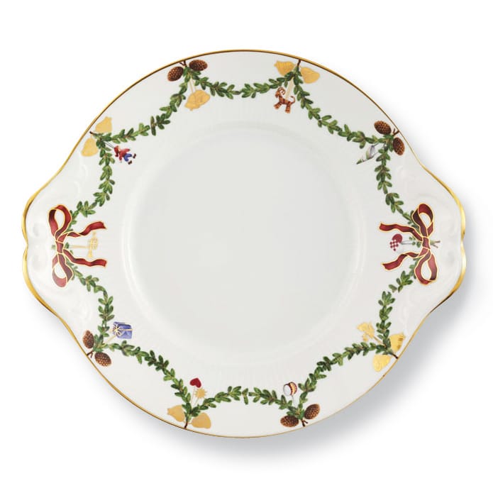 Star Fluted Christmas Teller, 27cm Royal Copenhagen