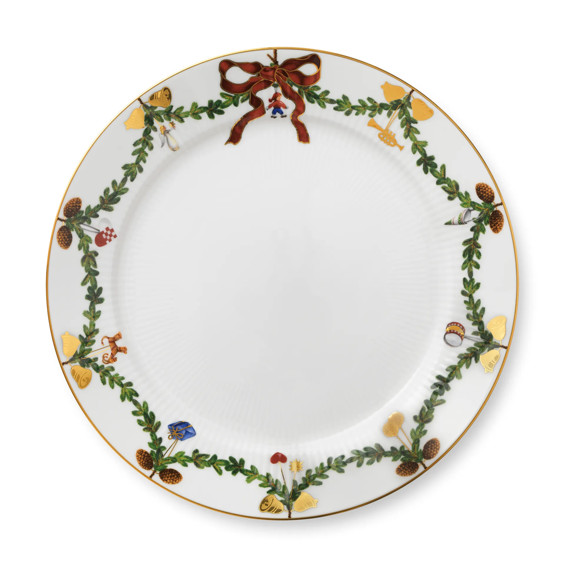 Star Fluted Christmas Teller, Ø 27cm Royal Copenhagen