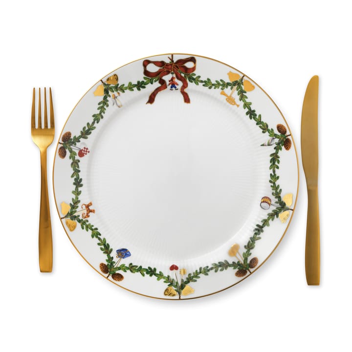 Star Fluted Christmas Teller, Ø 27cm Royal Copenhagen