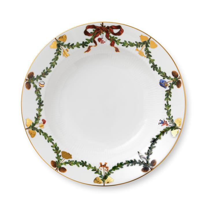 Star Fluted Christmas tiefer Teller - Ø 24cm - Royal Copenhagen