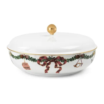 Star Fluted Schüssel mit Deckel - Ø 21 cm - Royal Copenhagen