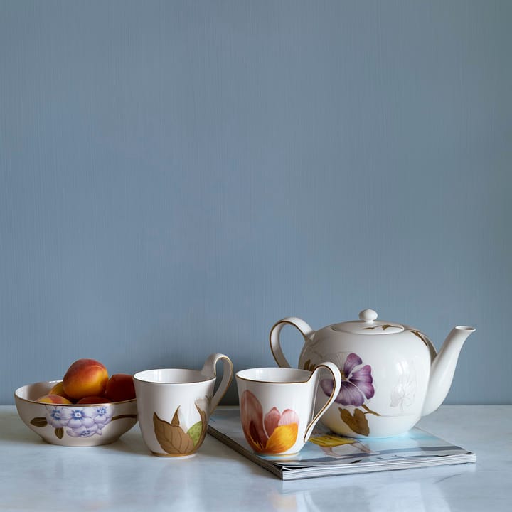 Teekanne, Himmelblaue Prunkwinde Royal Copenhagen