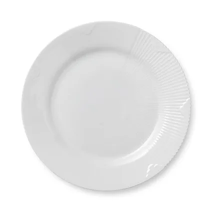 White Elements Teller, Ø 22cm Royal Copenhagen