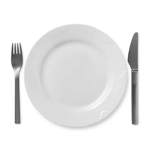 White Elements Teller, Ø 22cm Royal Copenhagen