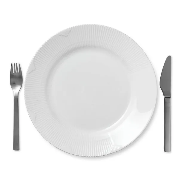 White Elements Teller, Ø 28cm Royal Copenhagen