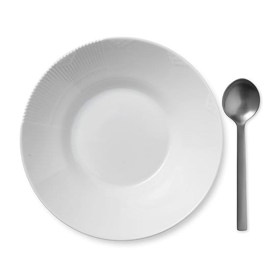 White Elements tiefer Teller, Ø 25cm Royal Copenhagen