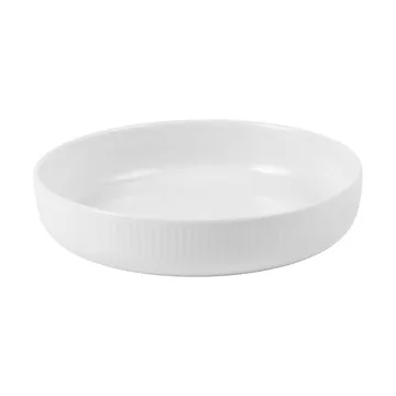 White Fluted Auflaufform Ø18,5 cm - White - Royal Copenhagen