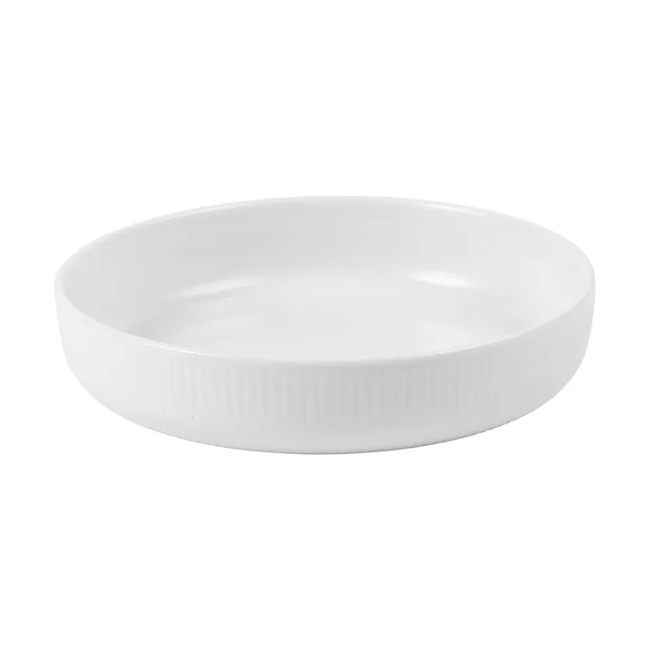 White Fluted Auflaufform Ø18,5 cm - White - Royal Copenhagen