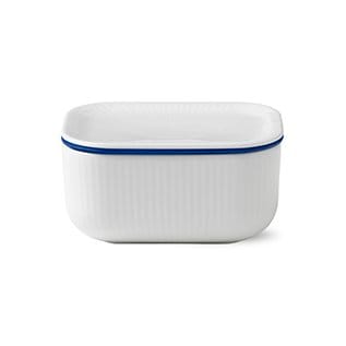 White Fluted Butterdose - 6,8cm - Royal Copenhagen