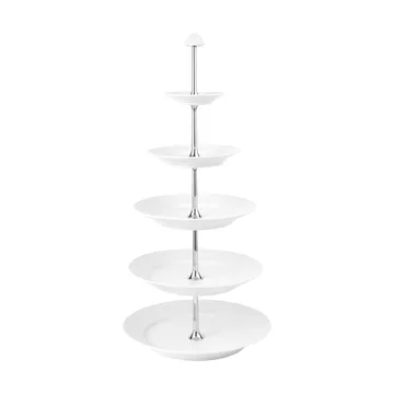 White Fluted Etagere mit 5 Ebenen - White - Royal Copenhagen