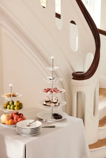 White Fluted Etagere mit 5 Ebenen - White - Royal Copenhagen