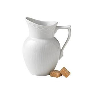 White Fluted Half Lace Milchkanne, 17cl Royal Copenhagen