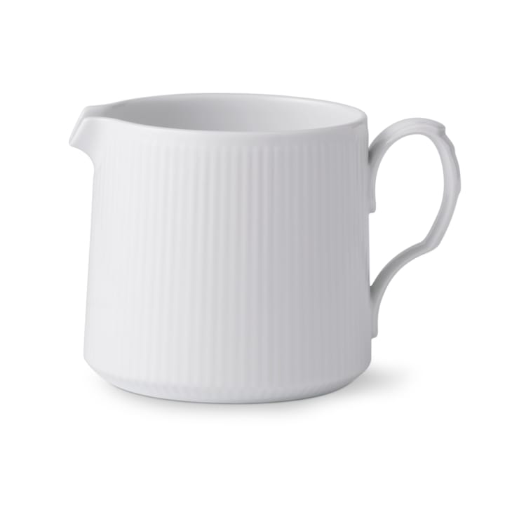 White Fluted Half Lace moderne Kanne - 70cl - Royal Copenhagen