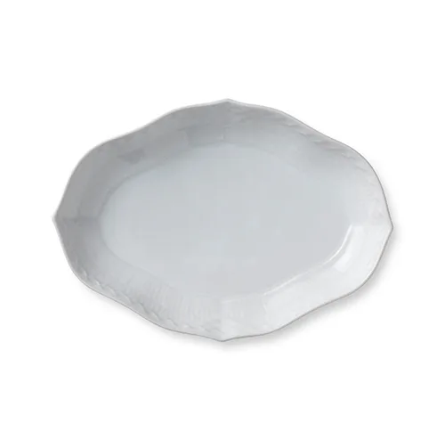 White Fluted Half Lace Teller 22cm, Weiß Royal Copenhagen