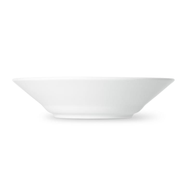 White Fluted Half Lace tiefer Teller, Ø24cm Royal Copenhagen
