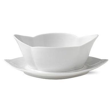 White Fluted Sauciere - 55cl - Royal Copenhagen