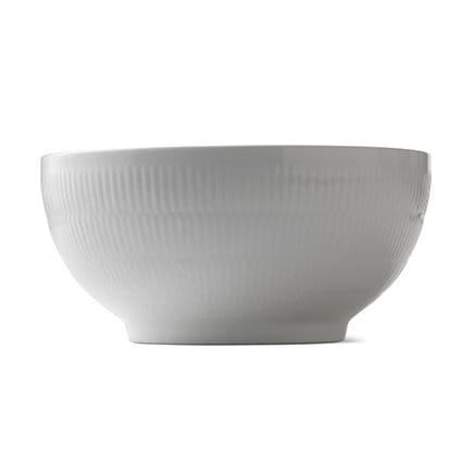 White Fluted Schale - Ø 24cm - Royal Copenhagen