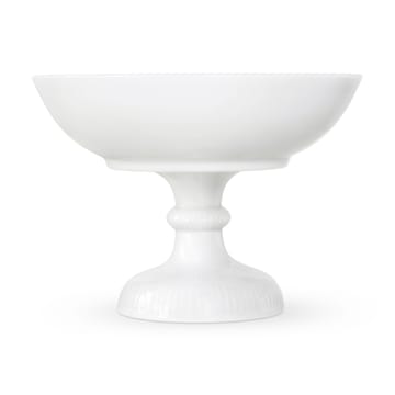 White Fluted Schale auf Fuß - Ø21cm - Royal Copenhagen