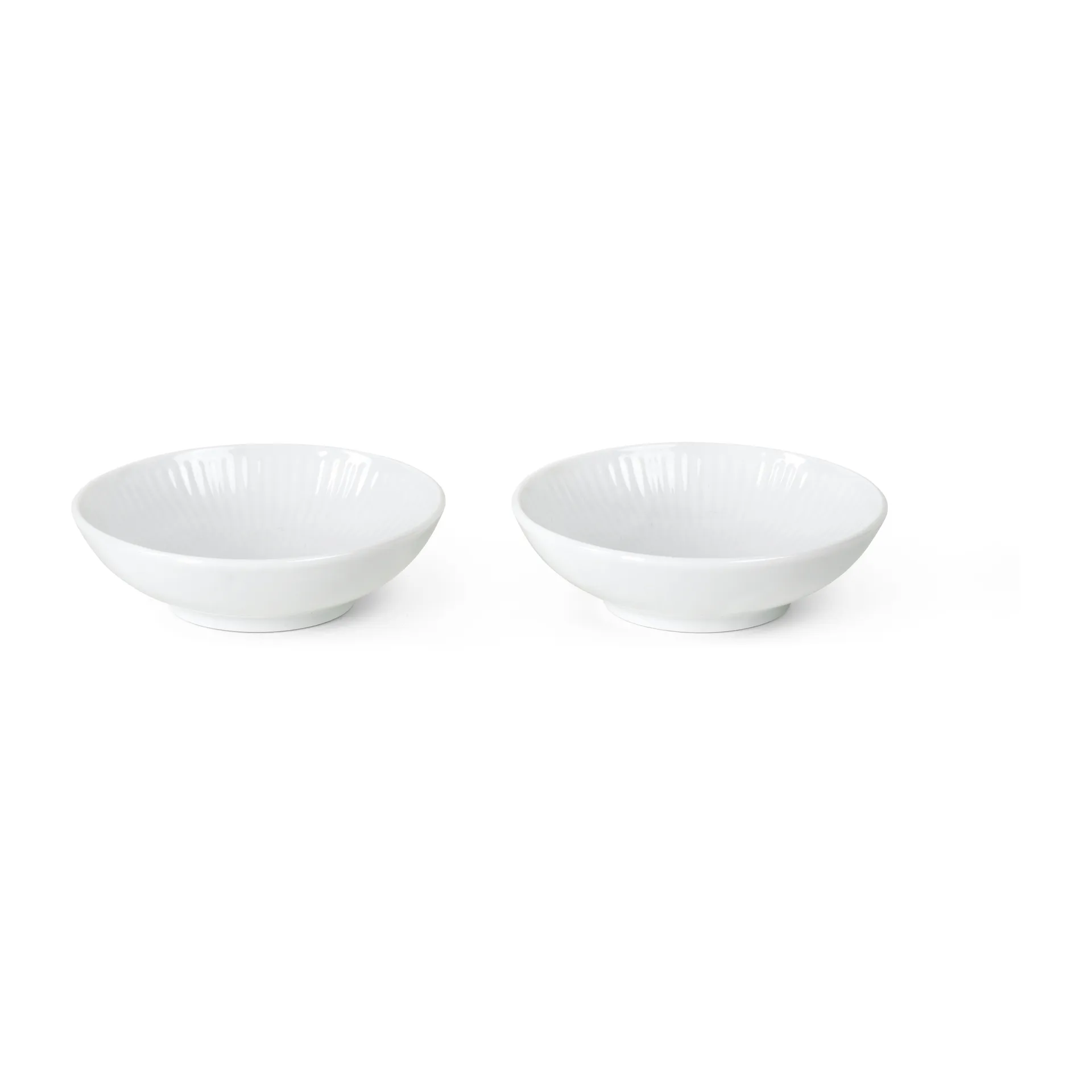 White Fluted Soßenschüssel 2er-Pack, 9 cl Royal Copenhagen
