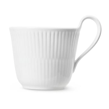White Fluted Tasse mit hohem Griff - 25 cl - Royal Copenhagen