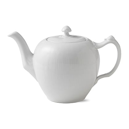 White Fluted TeEicheanne - 100cl - Royal Copenhagen