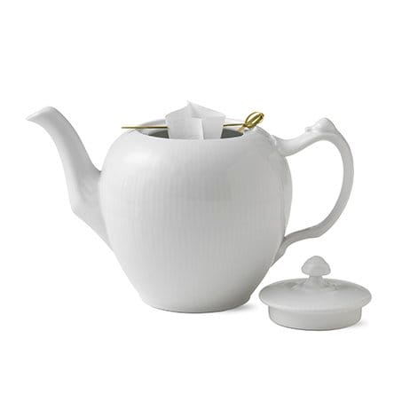 White Fluted TeEicheanne, 100cl Royal Copenhagen