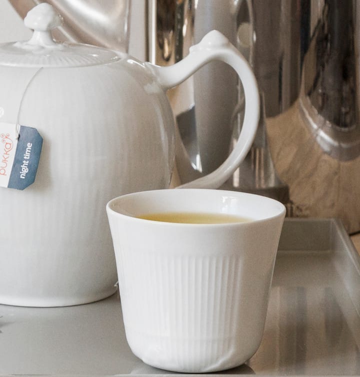 White Fluted TeEicheanne, 100cl Royal Copenhagen