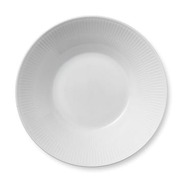 White Fluted tiefer Teller 2 - Ø 24cm - Royal Copenhagen