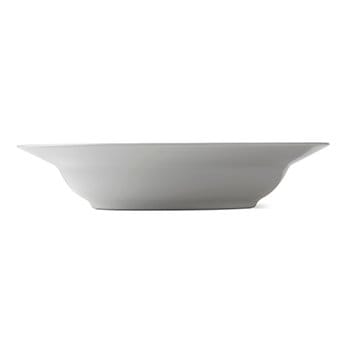 White Fluted tiefer Teller mit Rand, Ø 21cm Royal Copenhagen