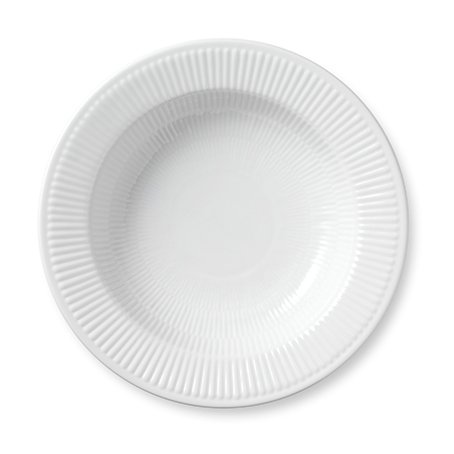 Royal Copenhagen White Fluted tiefer Teller mit Rand Ø 30cm