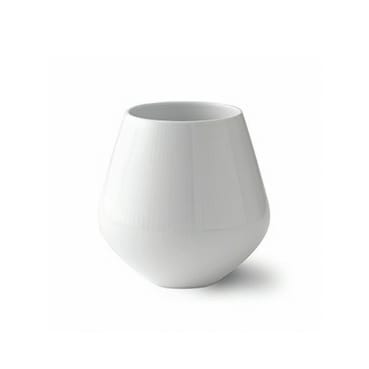 White Fluted Vase - 15cm - Royal Copenhagen