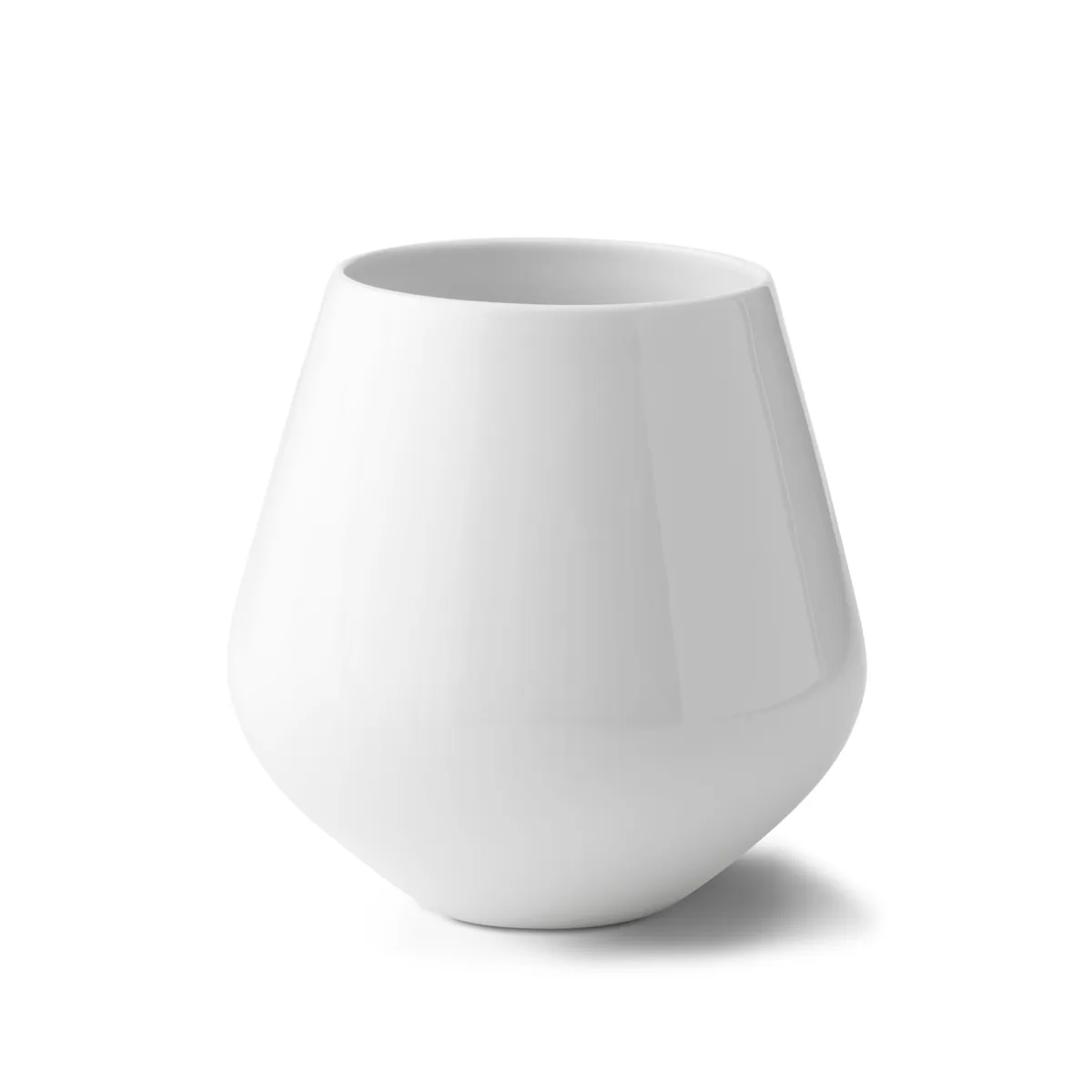 Royal Copenhagen White Fluted Vase 20,5